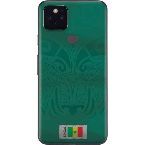 Senegal Soccer Flag Google Pixel 5 Skin